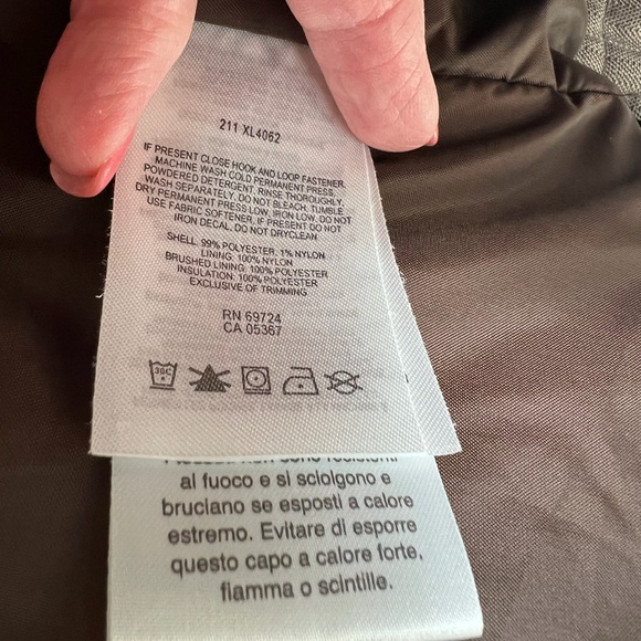 Columbia Omni-Tech Jacket Women Medium Hood Brown Tan Waterproof Ski Parka Coat - Picture 8 of 13